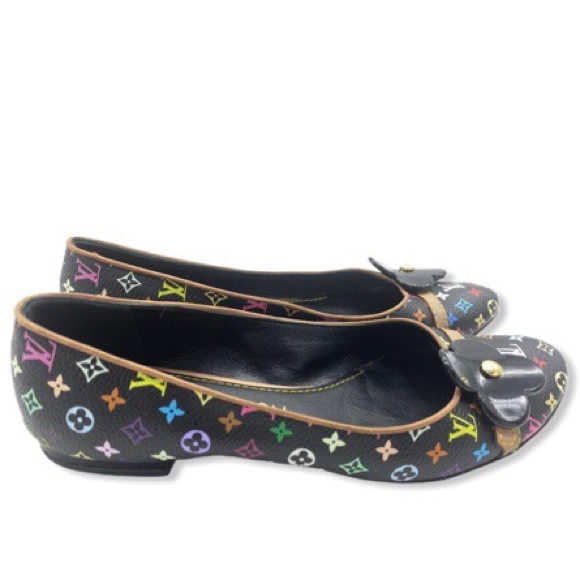 Louis Vuitton Multi Color Ballet Flats Murakami - Picture 2 of 4